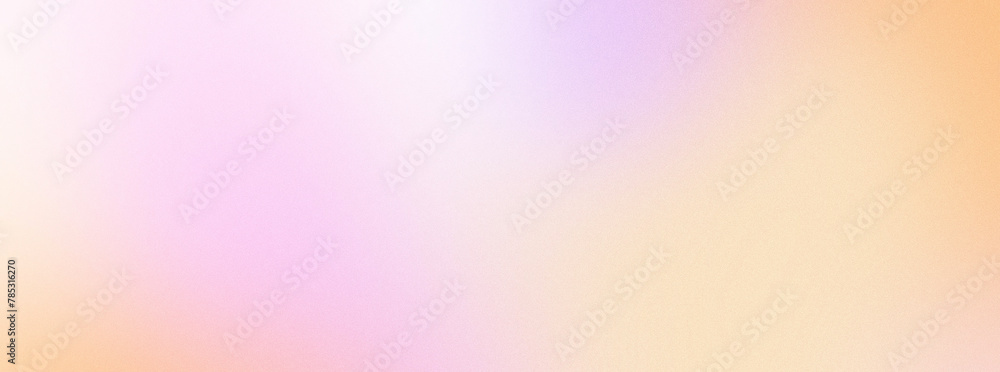 Poster Abstract soft pastel gradient texture with noise and blur effects. Colorful digital soft noise effect on transparent background. Effect of film overlay on the screen