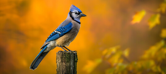 Blue Jay: Photographed with HDR to boost the contrast between the deep blues and the bright...