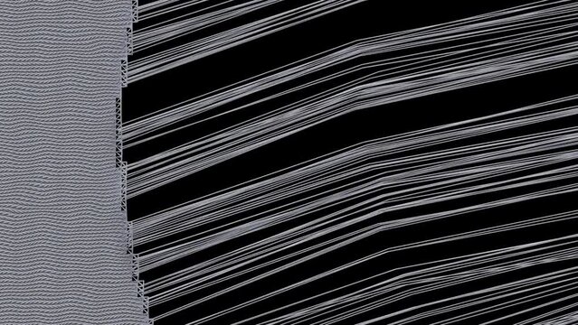 Knitting Textile Fabric Animation Curtain Transition Effect Transparent Background Alpha Channel