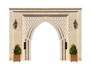 Doors and arches, stone and metal gates on the streets of Turkish cities, public places