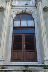 Doors and arches, stone and metal gates on the streets of Turkish cities, public places