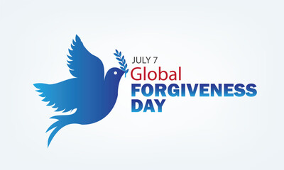 Global Forgiveness Day vector design. Simple and elegant design