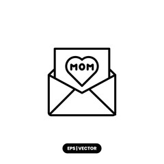 Mother day icon vector illustration logo template for many purpose. Isolated on white background.