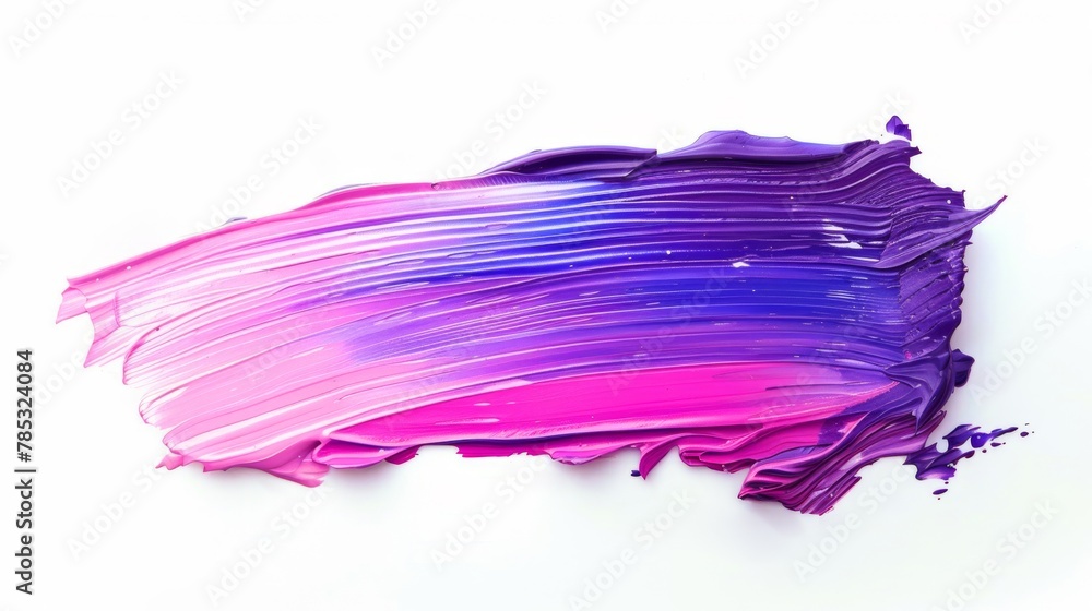 Poster colorful color acrylic oil paint background banner - abstract stroke / splash stains blobs brush of 