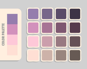 lightslategray plum pink blanchedalmond color palette, rgb colors matching, harmonious colours catalog