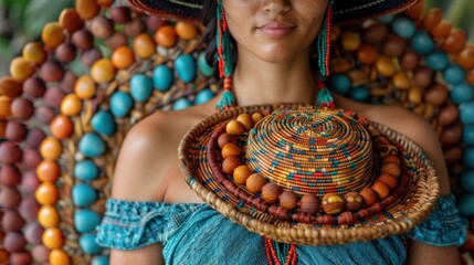 woman in traditional costume