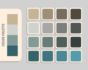 tan lightgray lightslategray darkslategray color palette, rgb colors matching, harmonious colours catalog