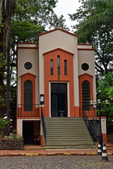 Religious architecture in the Sanctuary of the Seven Chapels, Ribeirao Preto, Sao Paulo, Brazil