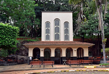 Religious architecture in the Sanctuary of the Seven Chapels, Ribeirao Preto, Sao Paulo, Brazil