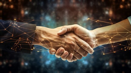 Dynamic handshake in crypto business: empowering financial prosperity with technological assets

