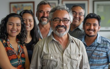 Fototapeta premium Group of People Standing Next to Each Other