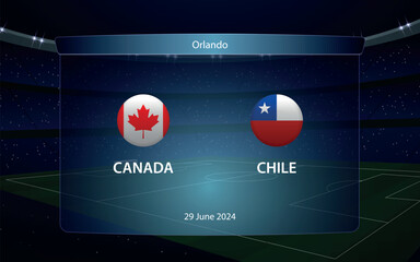 Canada vs Chile. America soccer tournament 2024 - 785332260