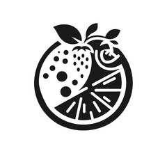 Fruit vector illustration on white background