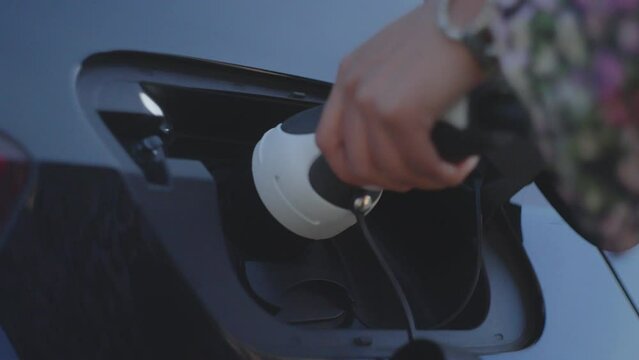 E-car charging, electromobility driving