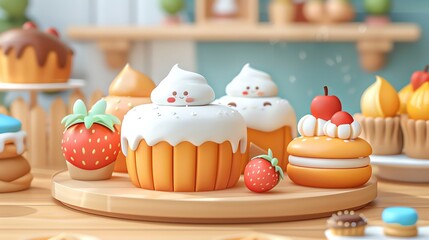 Home bakery, charming, food photography, warm, inviting