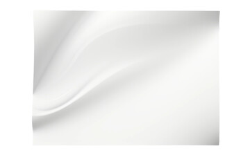 Tranquil Canvas: White Elegance on Blank Paper. On a White or Clear Surface PNG Transparent Background.