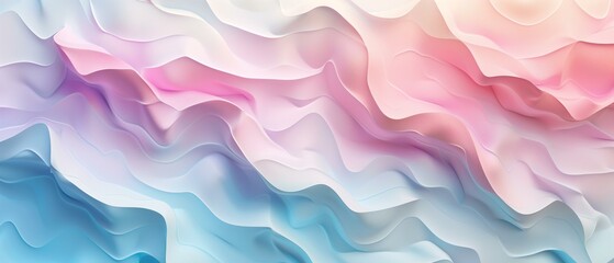 Background of wave, vibrant color striped smooth shiny purple - obrazy, fototapety, plakaty