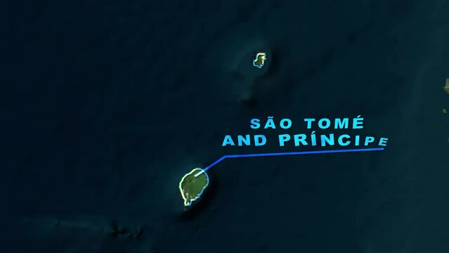 Sao Tome and Principe World Map