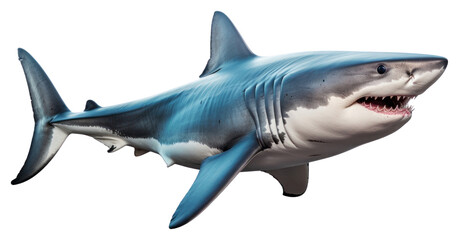 PNG Animal shark fish aggression. - obrazy, fototapety, plakaty