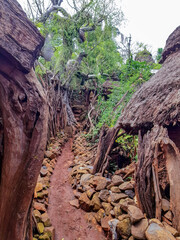 Konso Cultural Landscape,  an arid property of stone walled terraces in the Konso highlands of Ethiopia