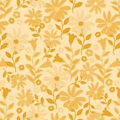 Pattern flower floral spring blossom illustration vector fabric textile design leaf leaves