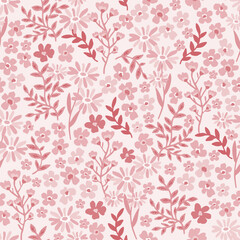 Pattern flower floral spring blossom illustration vector fabric textile design leaf leaves