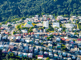 Imagem aérea de Bento Gonçalves RS também conhecida como Cruzinha e Colônia Dona Isabel.