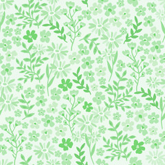 Pattern flower floral spring blossom illustration vector fabric textile design leaf leaves