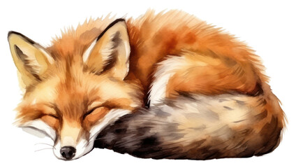 Obraz premium PNG Wildlife animal mammal fox. 