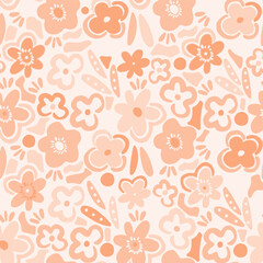 Pattern flower floral spring blossom illustration vector fabric textile design leaf leaves