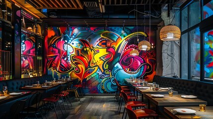 Infuse the traditional art medium with a unique twist by showcasing intimate dinners against a backdrop of colorful street art Experiment with unexpected camera angles to bring a fresh perspective to