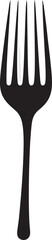Fork Vector Art with Meal Preparation Concept - obrazy, fototapety, plakaty