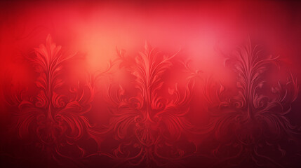Luxurious Seamless Red Floral Pattern for Elegant Themes
