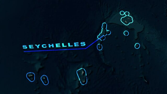 Seychelles World Map