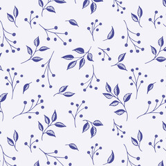 Pattern flower floral spring blossom illustration vector fabric textile design leaf leaves