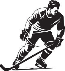 Rink Royalty Hockey Player Vector