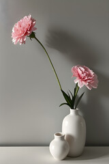 Carnation in Minimal Vases