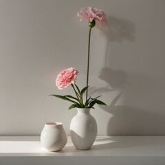 Carnation in Minimal Vases