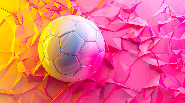 abstract soccer ball background