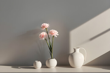 Carnation in Minimal Vases