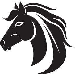 Emblem of Endurance Dynamic Horse Logo Vector Illustration for Resilient Brands