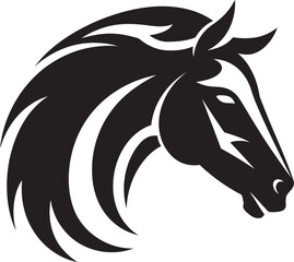 Regal Gallop Majestic Horse Logo Vector Illustration for Brand Prestige