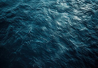 blue sea water texture background with wave and splash in the deep ocean - obrazy, fototapety, plakaty