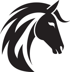 Freedom in Motion Striking Horse Logo Vector Illustration for Liberating Brands