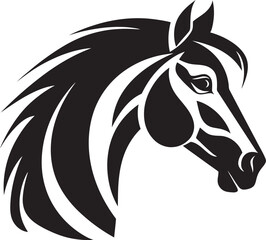 Emblem of Endurance Dynamic Horse Logo Vector Illustration for Resilient Brands