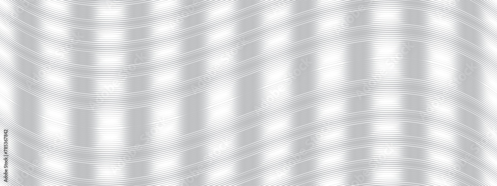 Aufkleber seamless pattern with noisy moire optical effect. abstract vector bg with wavy lines surreal texture