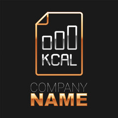 Line Diet plan icon isolated on isolated on black background. Concept of fitness marathon, proper nutrition, healthy food, beautiful body, vegetables, slimming. Colorful outline concept. Vector