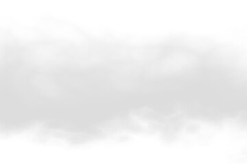 White smoke vapor mist cloud on transparent background abstract modern transparent gradient 