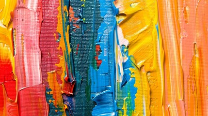 colorful modern artwork with abstract paint strokes and artistic texture oil painting on canvas background