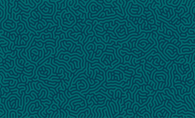 Blue Turing reaction diffusion pattern with abstract motion